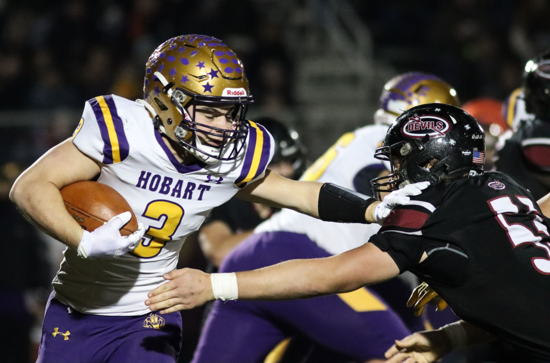 4A football sectional final - Hobart vs. Lowell